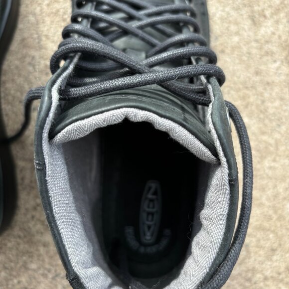Keen High Top Black Retro Men's 9.5 Brand New/Never Worn (retired shoes) - Picture 4 of 5
